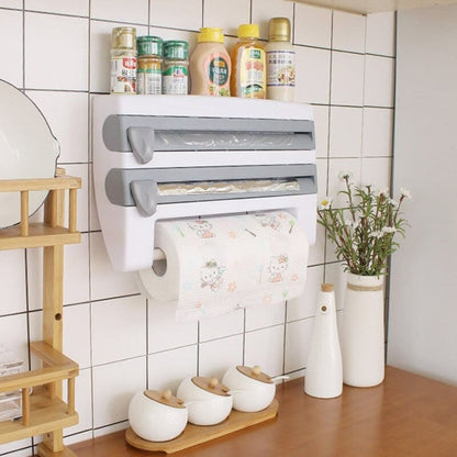 Dispensador de Papel de Cozinha 4 em 1
