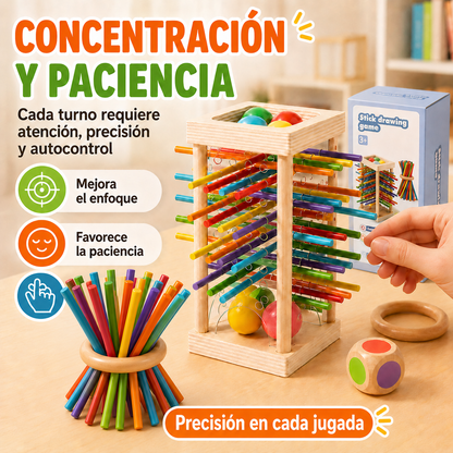 Juego Montessori Palitos de Madera Kidsy®