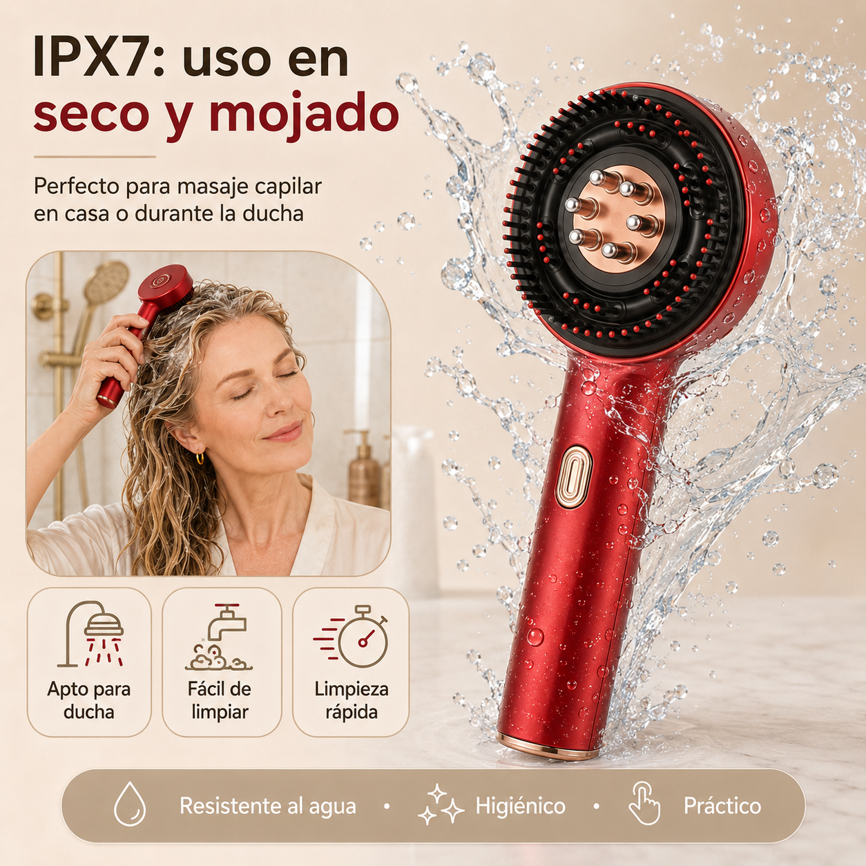 Cepillo Masajeador Capilar Beautys®