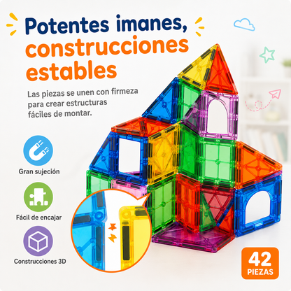 Juego Bloques Magnéticos 3D