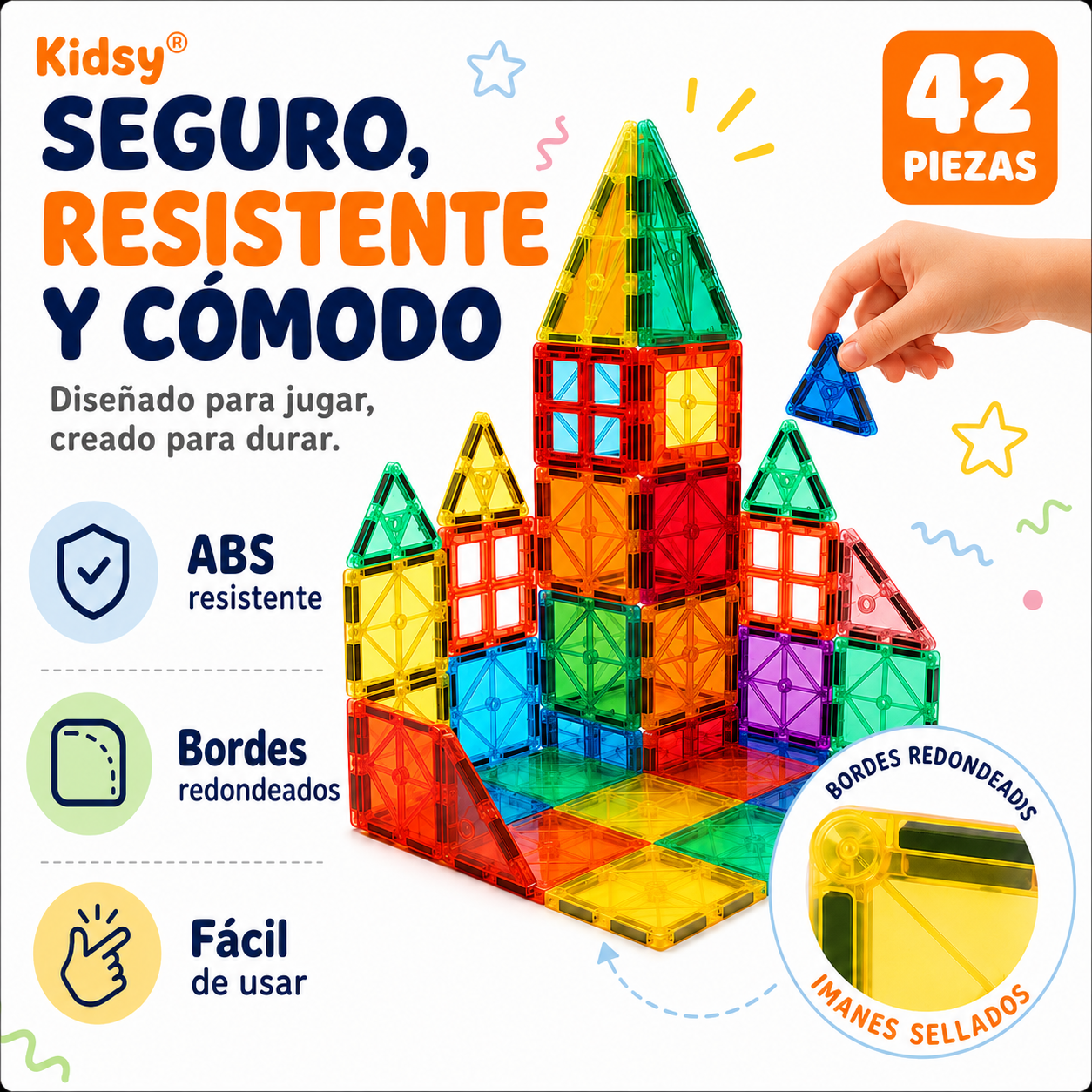 Juego Bloques Magnéticos 3D