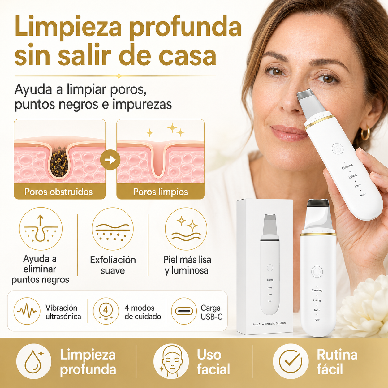 Exfoliante Ultrasónico Skintec®