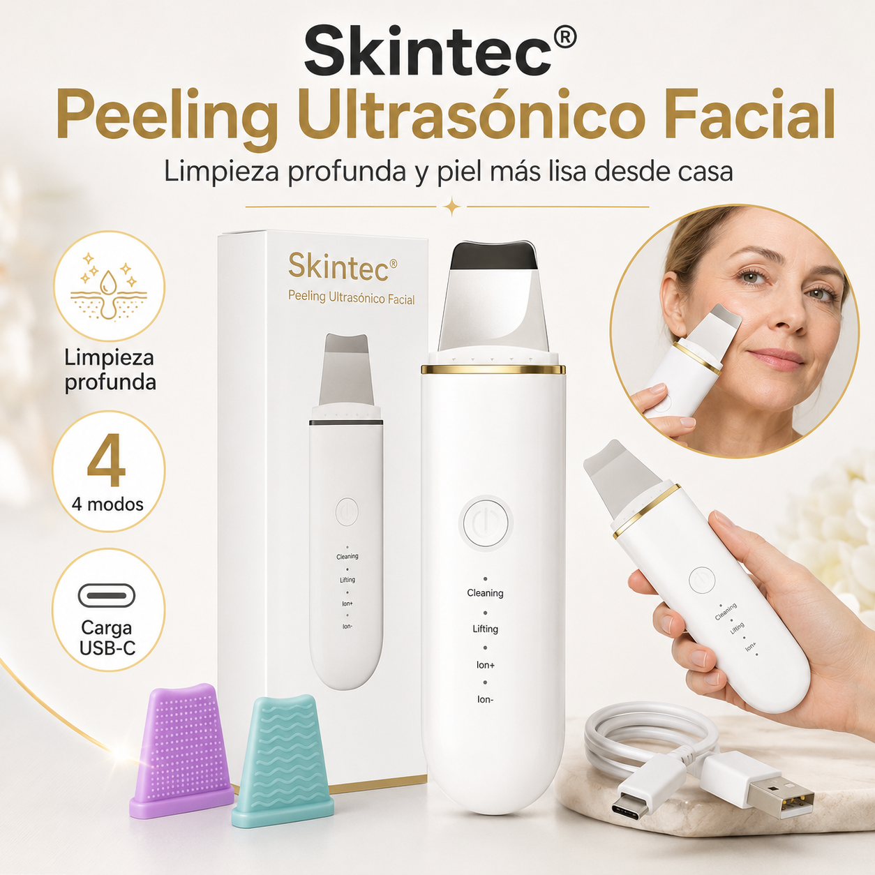 Exfoliante Ultrasónico Skintec®