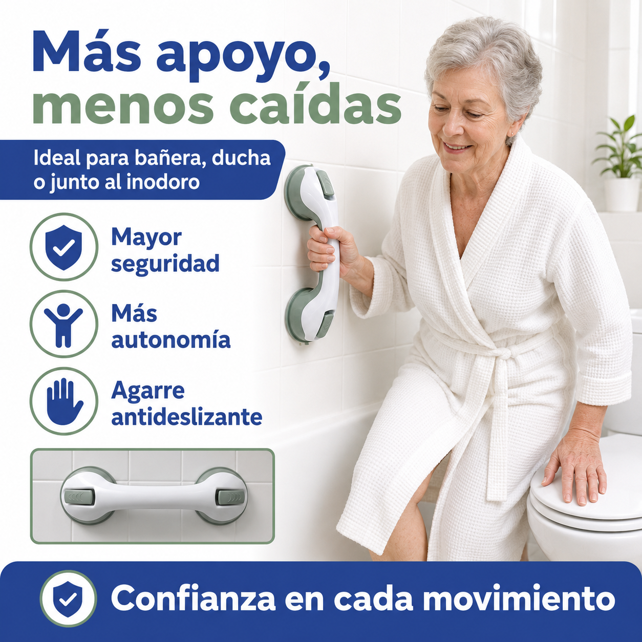 Agarradera de Mano con Ventosa Youcare®