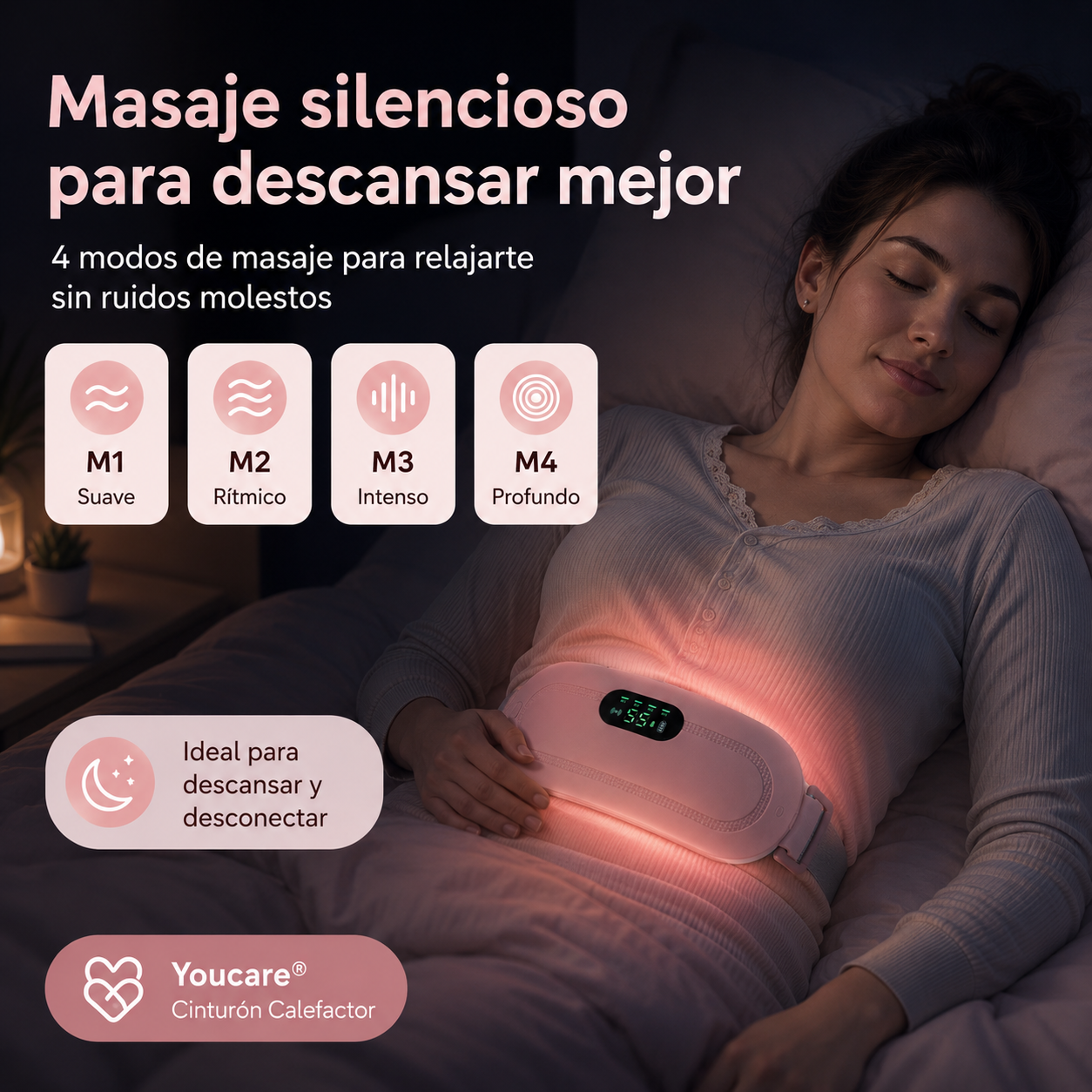 Cinturón Eléctrico Masaje y Calor Youcare®