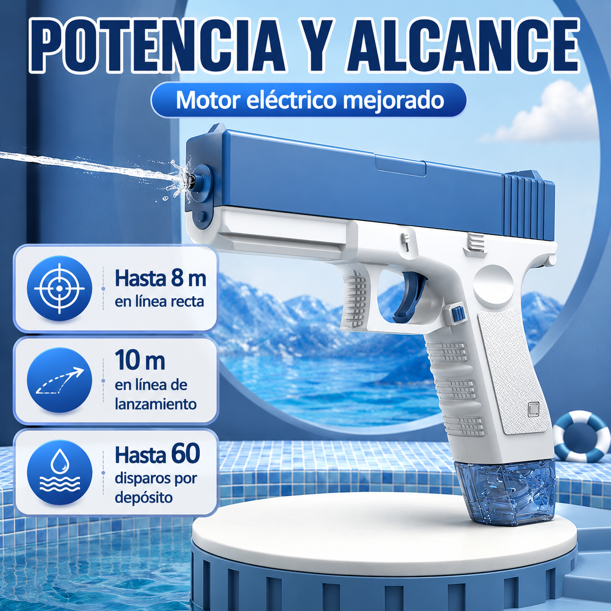 Pistola de agua Aquaglock®