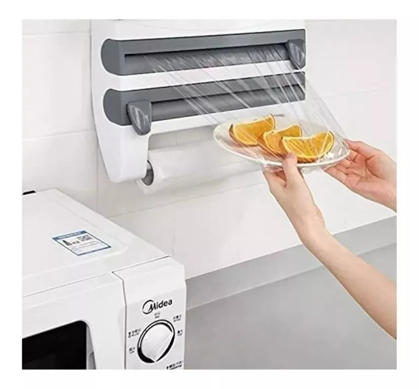 Dispensador de Papel de Cozinha 4 em 1